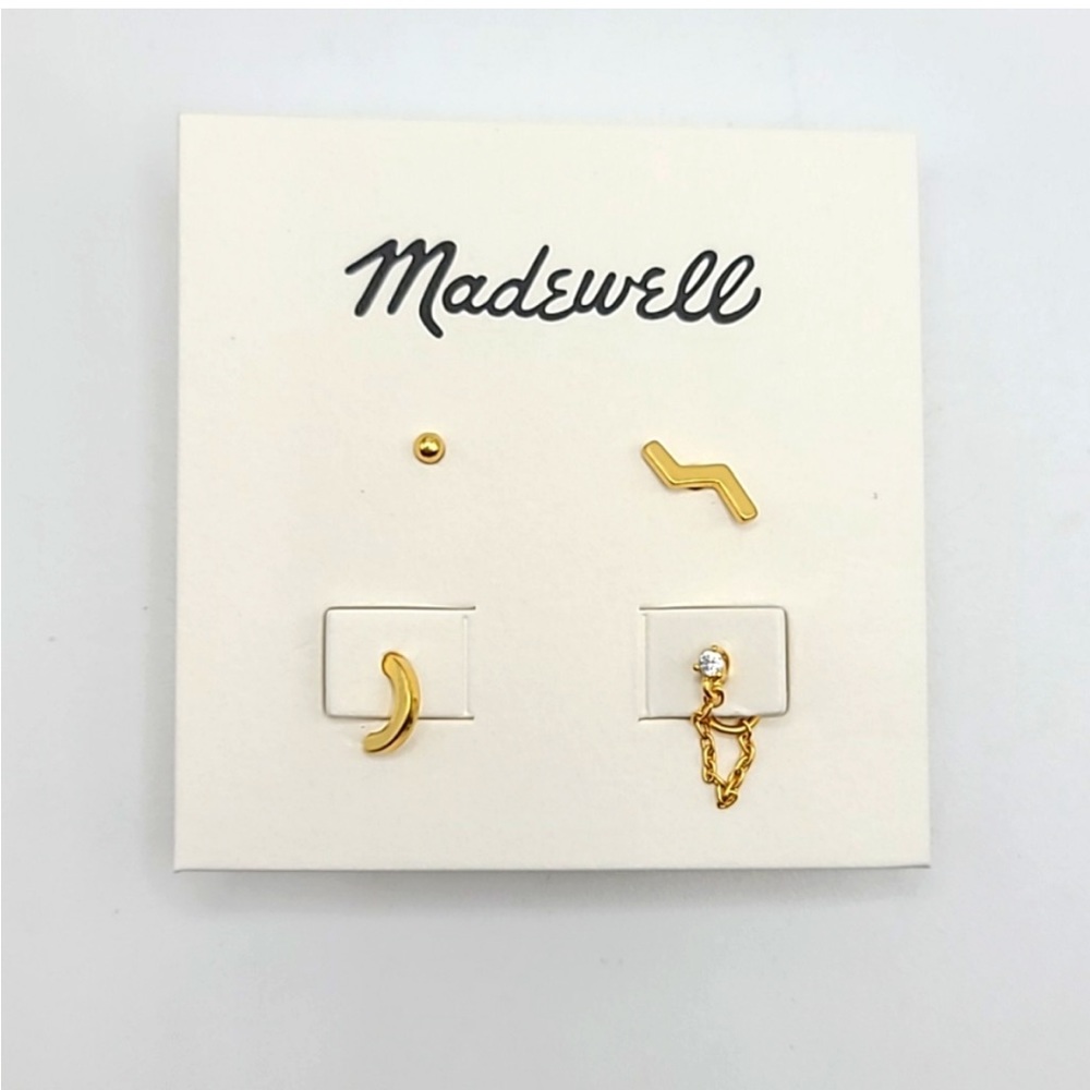 Madewell Gold Stud Earrings